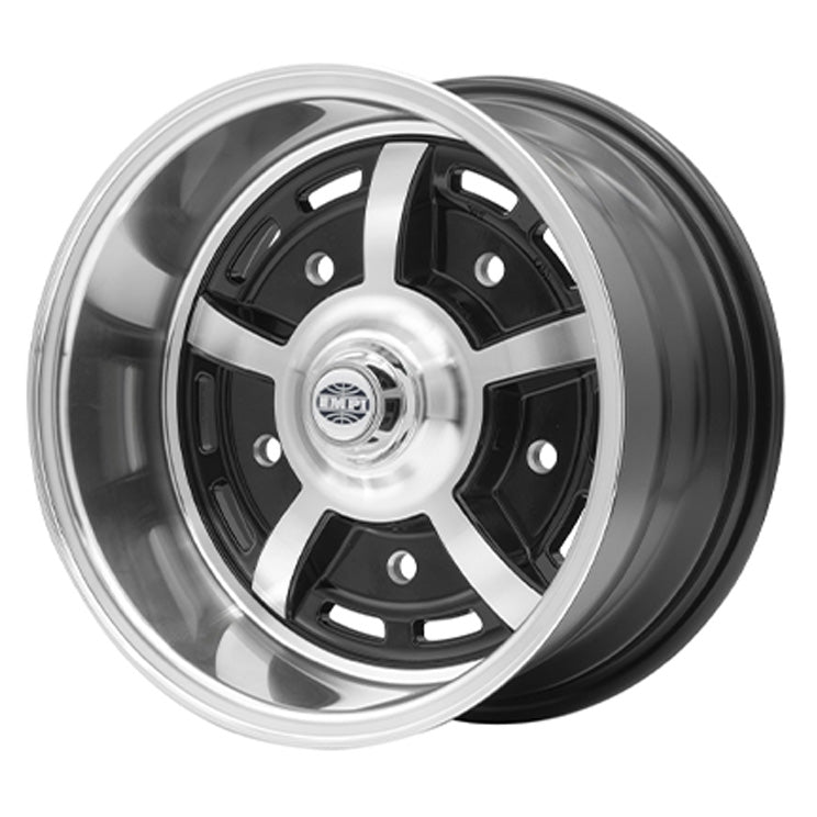 15" X 8" Vw Bug 5 Lug Black Empi Sprint Star Wheel Includes Cap - Valve Stem - Moore Parts
