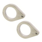 Empi 17-2830 Polished Aluminum Brake Line Clamp For Vw Swing Axle Tubes, Pair