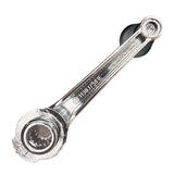 German Vw Bug Inside Chrome Window Winder Black Knob 1956-67, Back | Moore Parts
