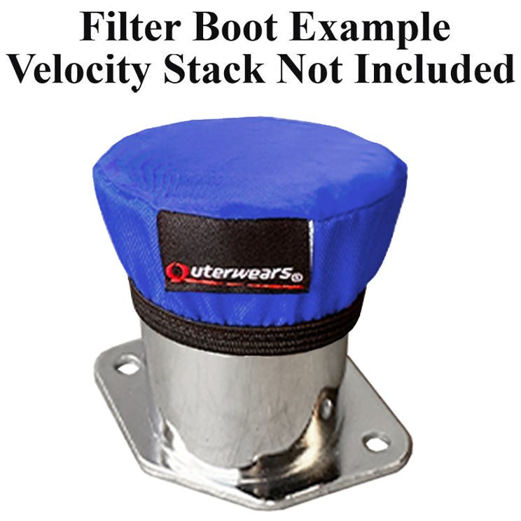Blue Outerwear Prefilter Only. Round 2 - 5/8" Bell Velocity Stack, Set 4 - Moore Parts