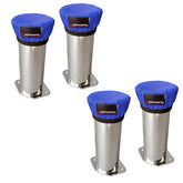 Blue Outerwear Prefilters With 6" Tall Velocity Stacks, Set 4 - Moore Parts