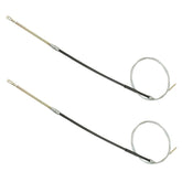 Emergency Brake Cable For Vw Bug, Super Beetle, Karmann Ghia 1972 - 79, Pair - Moore Parts