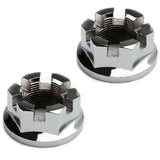 Empi 16 - 2420 Chrome 36mm Rear Axle Nuts For Vw Dune Buggy Baja Bug, Pair - Moore Parts