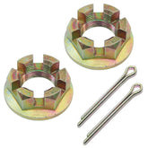 Empi 16 - 2421 Zinc 36mm Rear Axle Nuts W/Pins For Vw Dune Buggy Baja Bug, Pair - Moore Parts