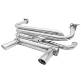 Empi 3788 Vw Stainless Steel 2 Tip GT Exhaust System, Air - cooled Vw Bug & Ghia - Moore Parts