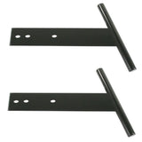 Empi 3874 Vw Bug Cal look T - Bars, Black Steel 1955 - 67 Front Or Rear, Pair - Moore Parts
