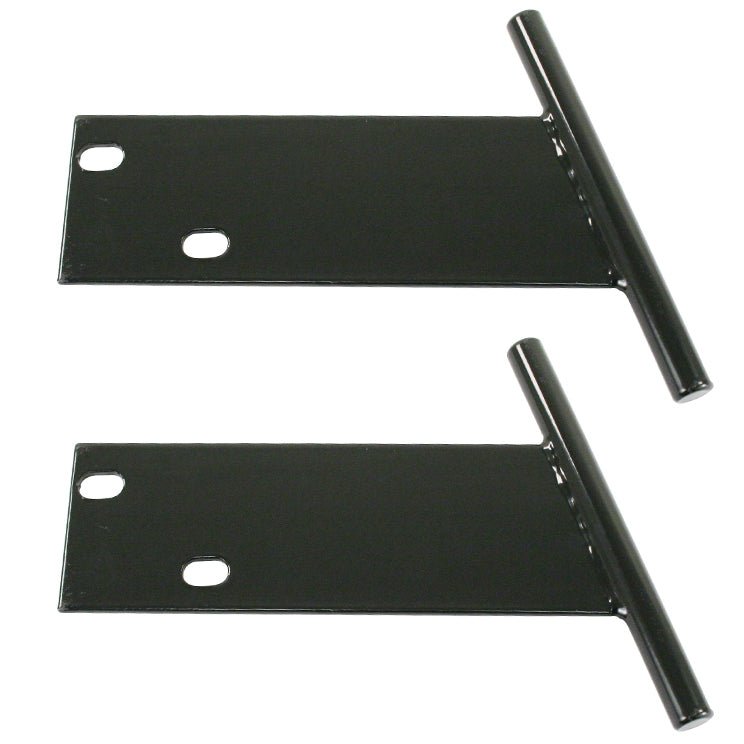 Empi 3875 Vw Bug Cal look T - Bars, Black Steel 1968 - 73 Front Or Rear, Pair - Moore Parts