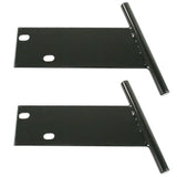 Empi 3875 Vw Bug Cal look T - Bars, Black Steel 1968 - 73 Front Or Rear, Pair - Moore Parts