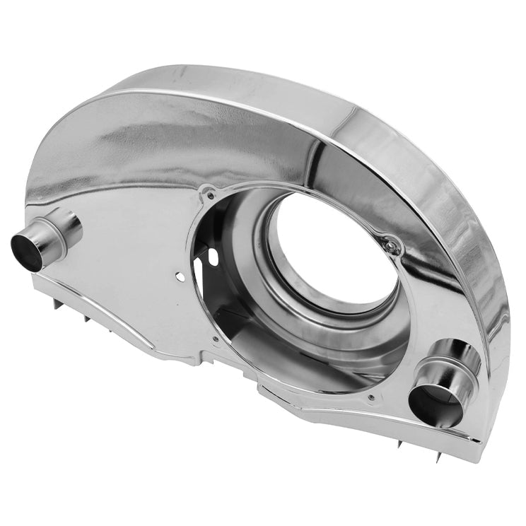 Empi 8830 Vw Bug Super Fan Shroud 36 HP Style, Doghouse W/Heater, Chrome - Moore Parts