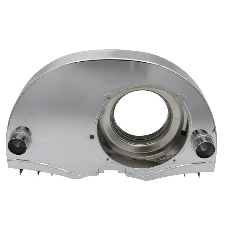 Empi 8830 Vw Bug Super Fan Shroud 36 HP Style, Doghouse W/Heater, Chrome - Moore Parts