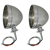 Empi 9307 - 7 Chrome 7" Headlight Housing Vw Bug, Baja Bug, Dune Buggy Manx, Pair - Moore Parts