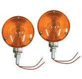 Empi 9493 HD Off - Road Tail Lights W/Amber Lens, Sand Rail Dune Buggy, Pair - Moore Parts