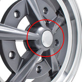 Empi 9721 Replacement Chrome Center Cap For 15" Empi Raider Wheel - Moore Parts