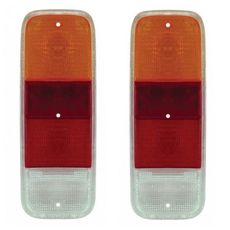 Empi 98 - 9454 Left & Right Tail Light Lens 1972 - 79 Vw Bus, Euro Lens, Pair - Moore Parts
