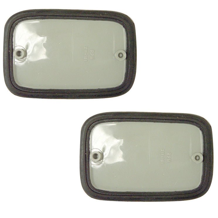 Empi 98 - 9512 Front Side Reflector Base Type 2 Vw Bus 1970 - 1979, Pair - Moore Parts