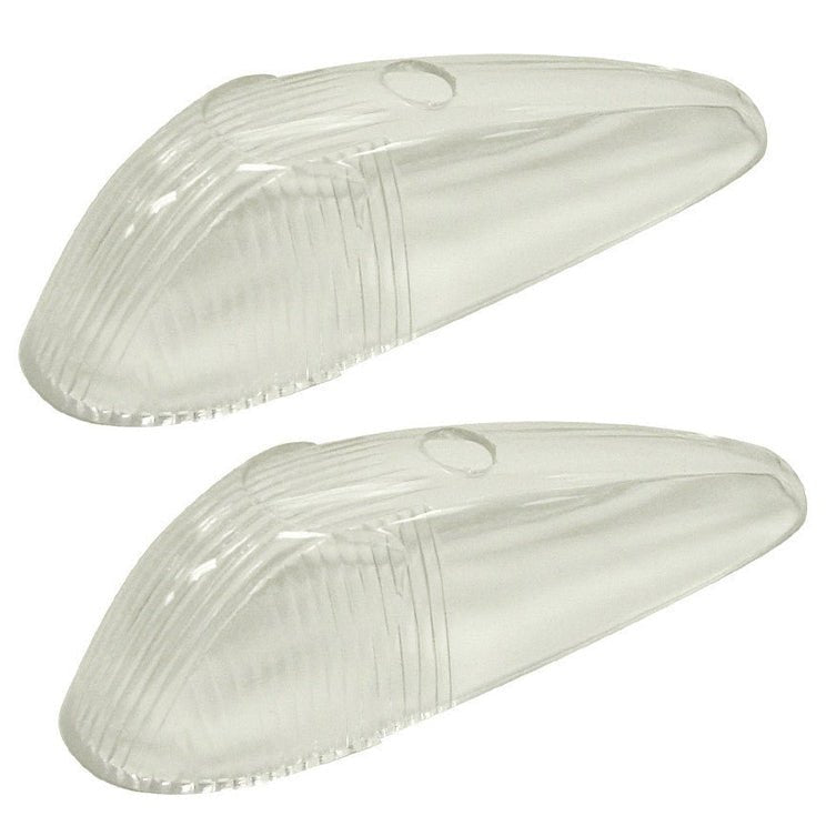 Empi 98 - 9521 Vw Bug Left Or Right Clear Front Turn Signal Lens 1958 - 63, Pair - Moore Parts