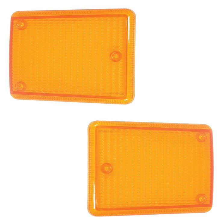 Empi 98 - 9635 Vw Bus Left Or Right Amber Front Turn Signal Lens 1973 - 79, Pair - Moore Parts