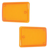 Empi 98 - 9635 Vw Bus Left Or Right Amber Front Turn Signal Lens 1973 - 79, Pair - Moore Parts