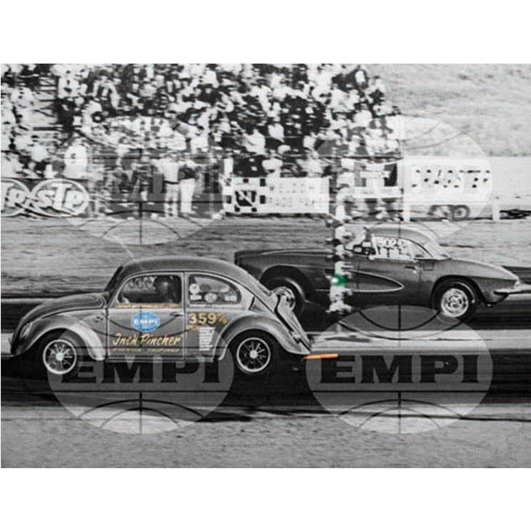 EMPI Colorized Drag Racing Wall Posters, Vw Heroes Limited Edition Custom Set - Moore Parts
