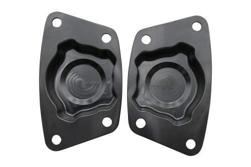 FOOSE Vw Bug Billet Spring Plate Caps, Black Anodized Finish, Pair - Moore Parts