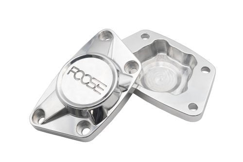 FOOSE Vw Bug Billet Spring Plate Caps, Polished Finish, Pair - Moore Parts