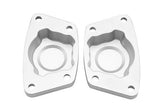 FOOSE Vw Bug Billet Spring Plate Caps, Satin Silver W/Clear Finish, Pair - Moore Parts
