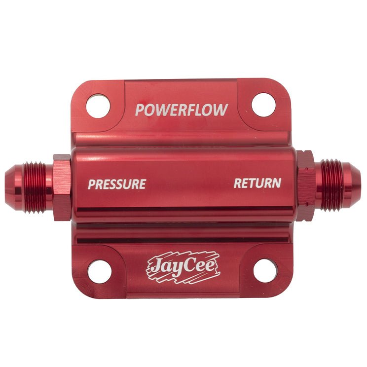 JAYCEE JC - 2132 Powerflow Oil System, Vw Bug Engines, Red Anodized - Moore Parts