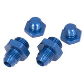 JayCee Pro Fuel Inlets, AN - 6 Blue, Sold in Pairs - Moore Parts