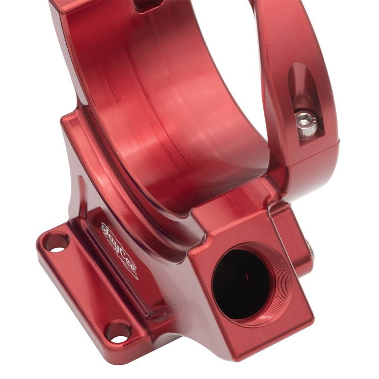 JayCee Vw Bug Billet Aluminum 12V Alternator Stand Anodized Red - Moore Parts
