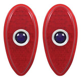 Led Ford Teardrop Tail Lights With Blue Dot, 31 Led Lights, Pair - Moore Parts