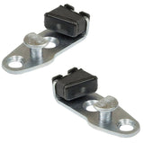 Left & Right Door Striker Plates, Type 2 Vw Bus 1967 - 79. Thing 1973 - 74, Pair - Moore Parts