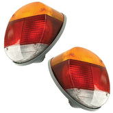 Left & Right Tail Light Assembly 1973 - 79 Vw Bug/Super Beetle, Pair - Moore Parts
