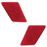 Left & Right Tail Light Reflectors Type 1 Vw Bug 1970 - 1972, Pair - Moore Parts