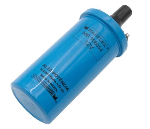 Marflex 12 Volt High Energy Oil Filled Blue Ignition Coil, 3.5 Ohm - Moore Parts