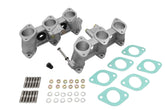 PMO Intake Manifolds 100mm Tall, Carbureted or MFI 40x37mm Raw Aluminum Finish - Moore Parts