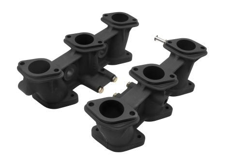 PMO Intake Manifolds 100mm Tall, Carbureted or MFI 46x39mm Rennsport "R" Finish - Moore Parts