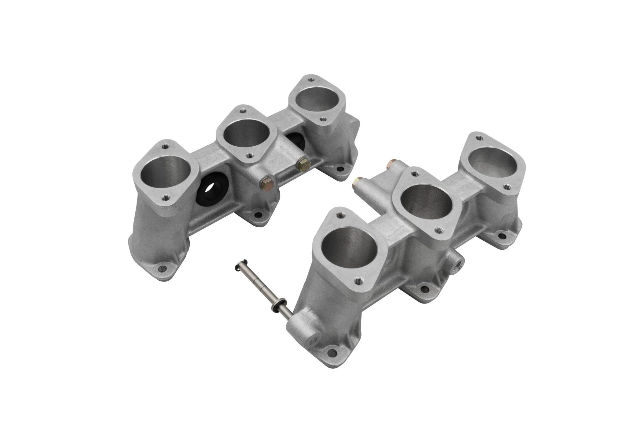 PMO Intake Manifolds 100mm Tall, CIS Injection 40x37mm Raw Aluminum Finish - Moore Parts