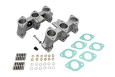 PMO Intake Manifolds 100mm Tall, CIS Injection 40x37mm Raw Aluminum Finish - Moore Parts