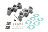 PMO Intake Manifolds 100mm Tall, CIS Injection 40x37mm Raw Aluminum Finish - Moore Parts