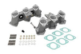 PMO Intake Manifolds 100mm Tall, Motronic Injection 50x42mm Raw Aluminum Finish - Moore Parts