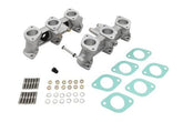 PMO Intake Manifolds 82mm Tall, Carbureted or MFI 40x32mm Raw Aluminum Finish - Moore Parts