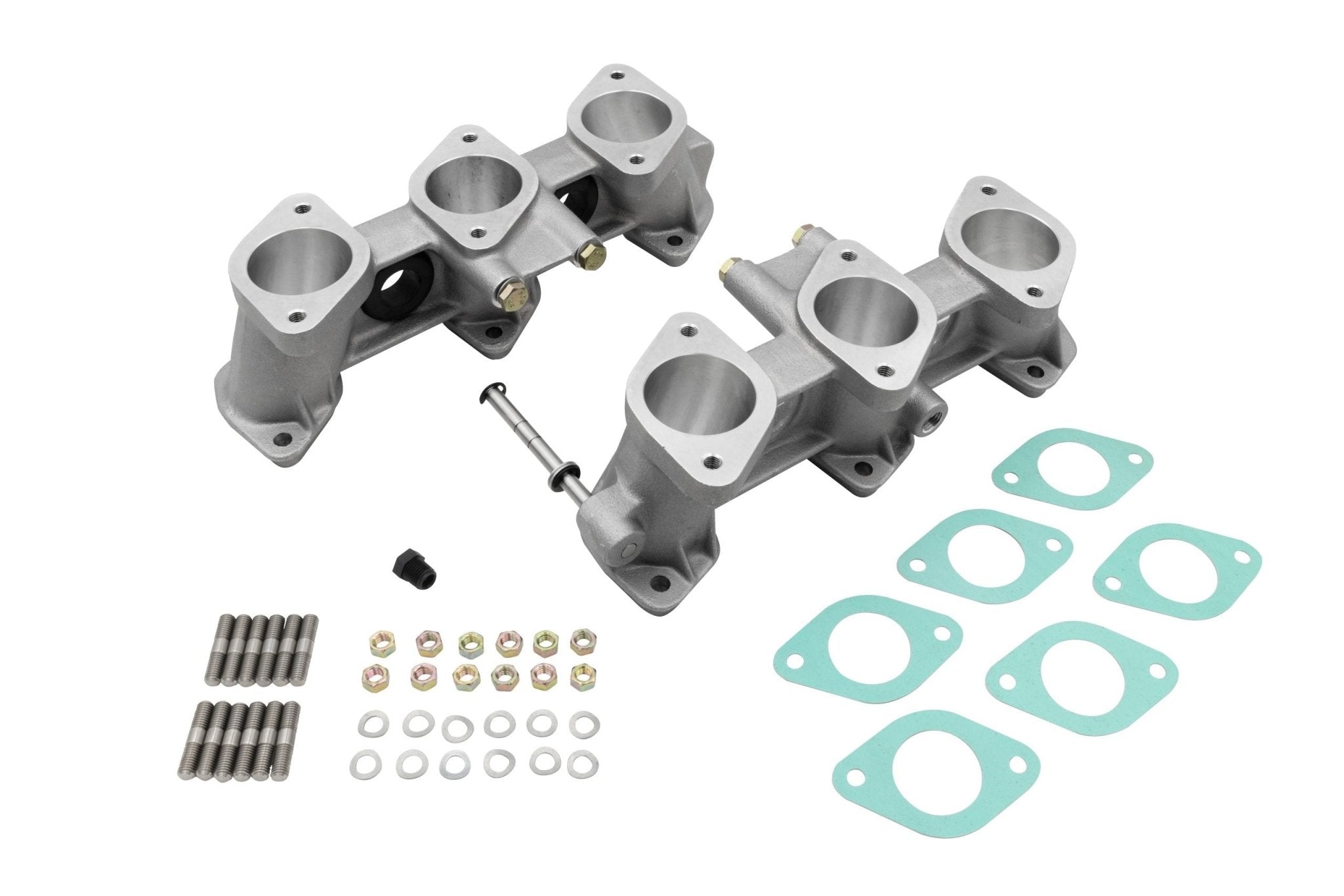 PMO Intake Manifolds 82mm Tall, CIS Injection 40x36mm Raw Aluminum Finish - Moore Parts