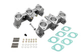 PMO Intake Manifolds 82mm Tall, CIS Injection 40x36mm Raw Aluminum Finish - Moore Parts