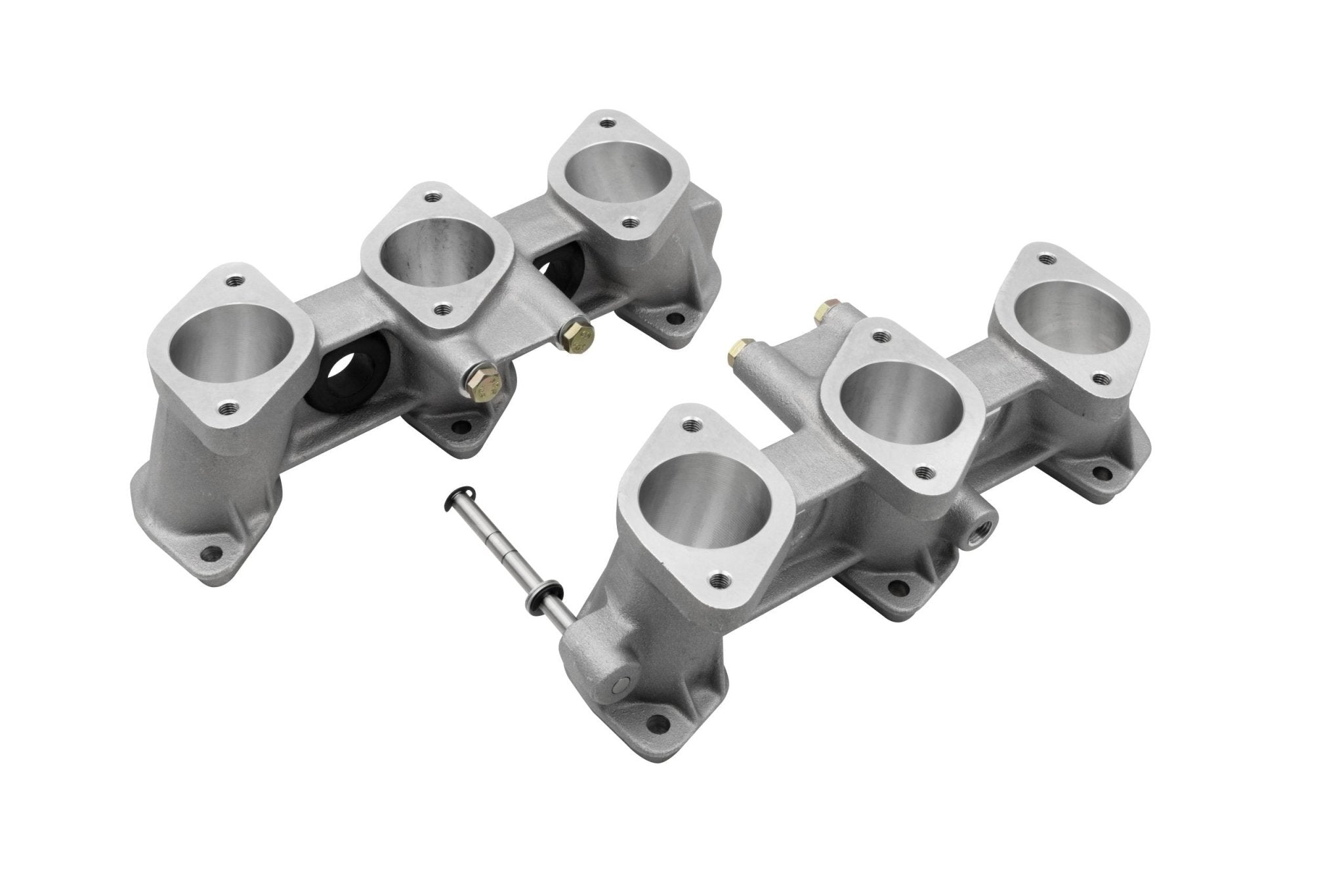 PMO Intake Manifolds 82mm Tall, CIS Injection 40x36mm Raw Aluminum Finish - Moore Parts