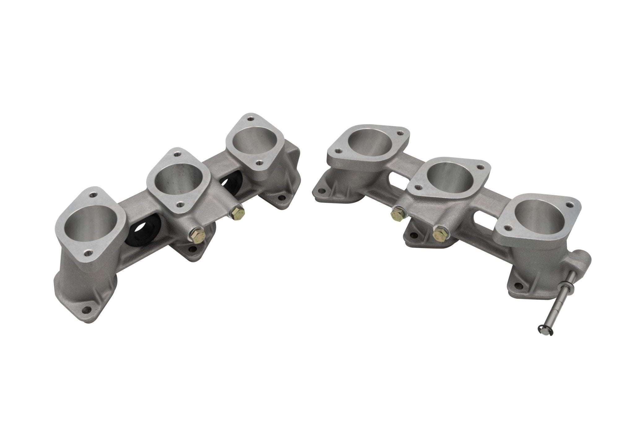 PMO Intake Manifolds 82mm Tall, CIS Injection 40x36mm Raw Aluminum Finish - Moore Parts