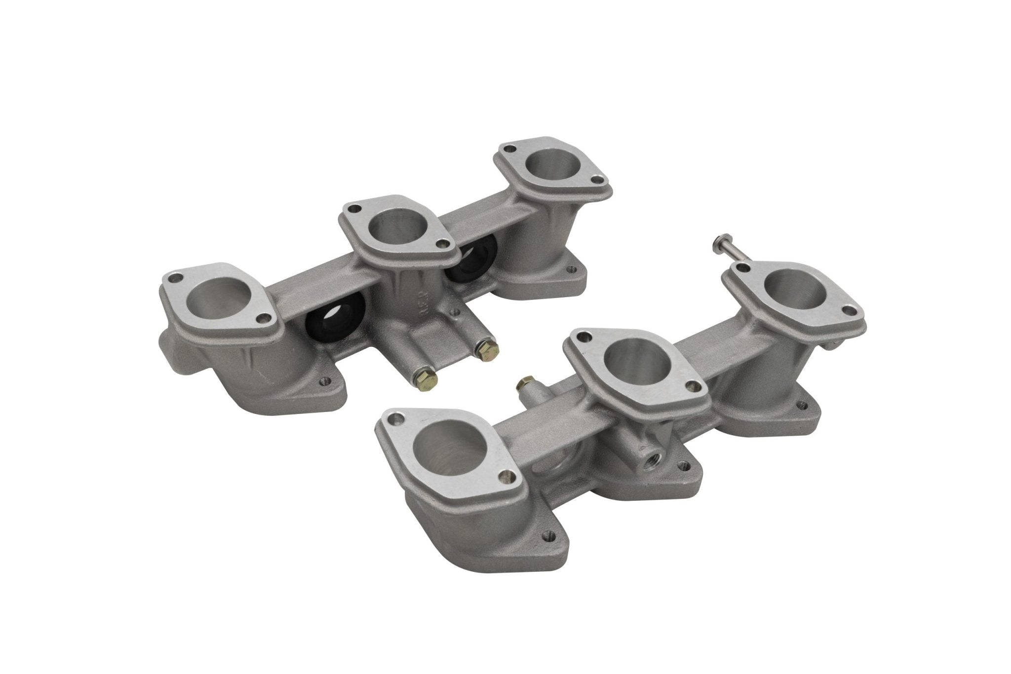 PMO Intake Manifolds 82mm Tall, CIS Injection 40x36mm Raw Aluminum Finish - Moore Parts
