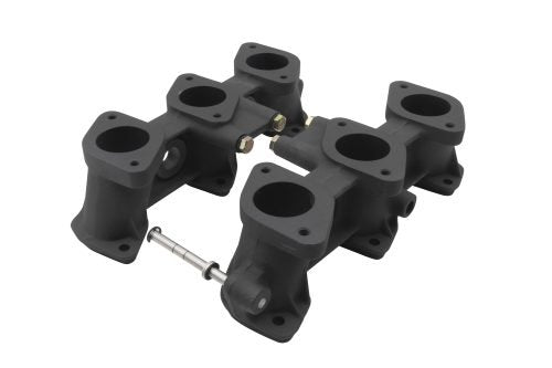 PMO Intake Manifolds 82mm Tall, CIS Injection 46x35mm Rennsport "R" Finish - Moore Parts