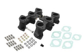 PMO Intake Manifolds 82mm Tall, CIS Injection 46x40mm Rennsport "R" Finish - Moore Parts
