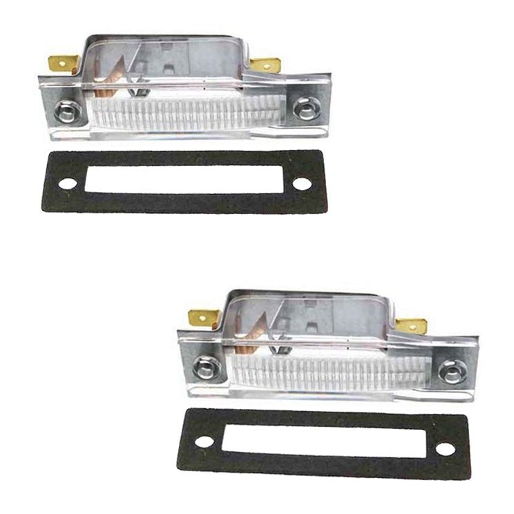 Porsche 911, 912, 914, Trunk Or License Plate Light Assembly, Pair - Moore Parts