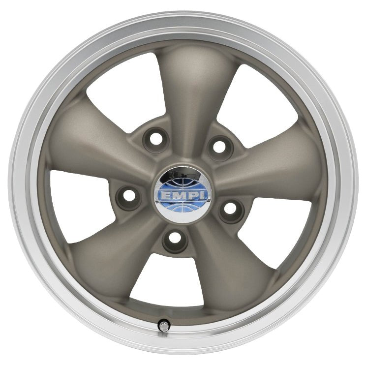 Set Of 4, 15" X 4.5" & 6" Porsche 5 Lug Empi Torque Star 2 Wheels & Lugs - Moore Parts